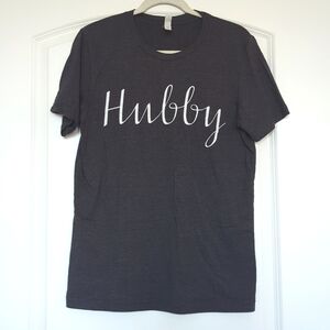 Hubby T-shirt in heather grey